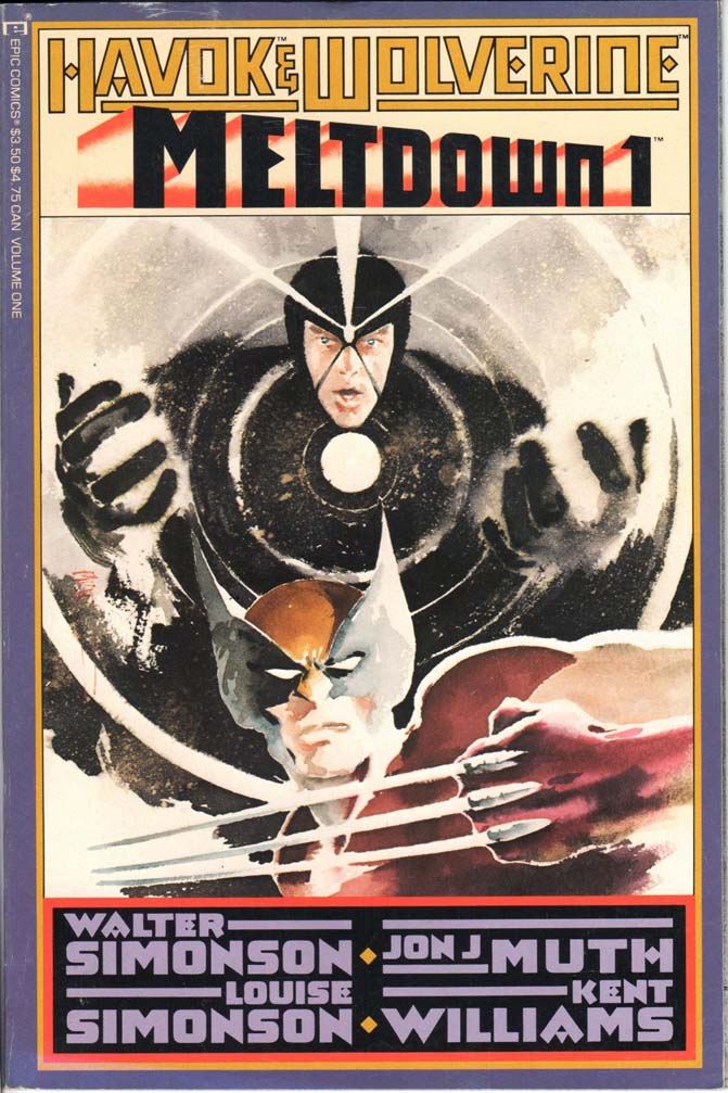 Havok & Wolverine: Meltdown (1988) #1 – 4 (SET)