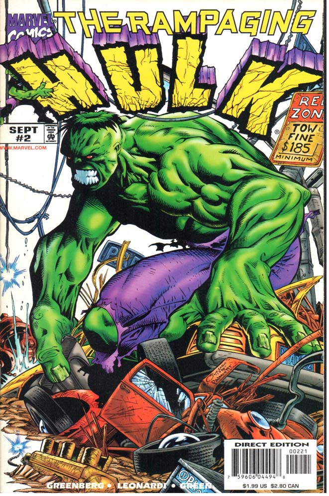 Rampaging Hulk (1998) #2B