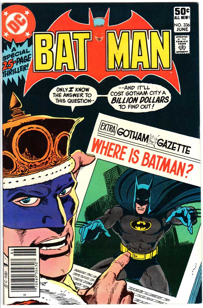 Batman (1940) #336 MJ