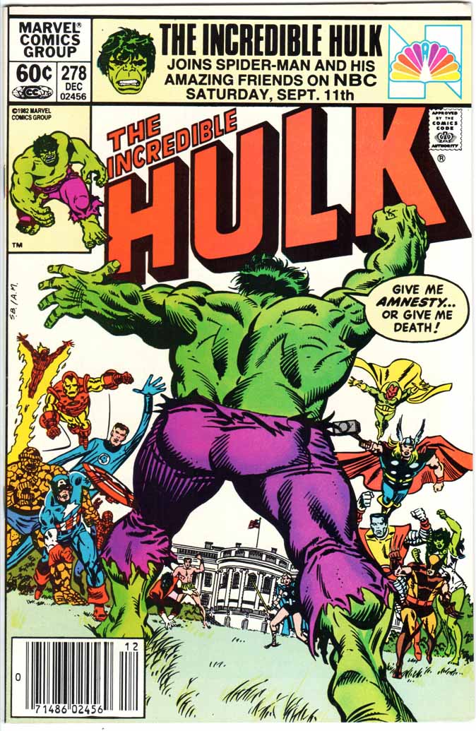 Incredible Hulk (1962) #278 MJ