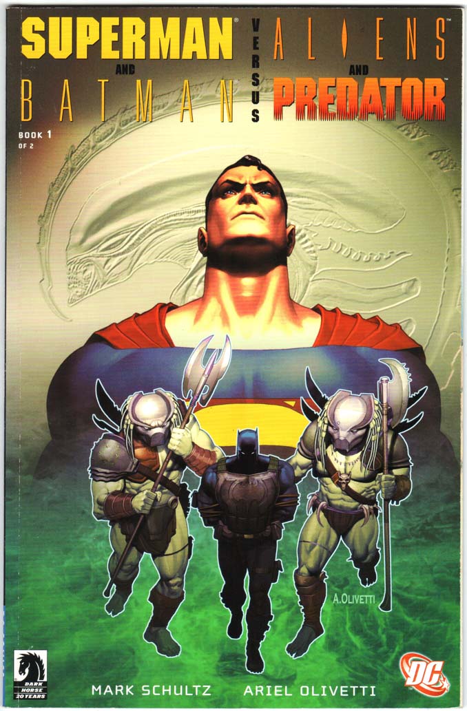 Superman and Batman vs. Aliens and Predator (2007) #1