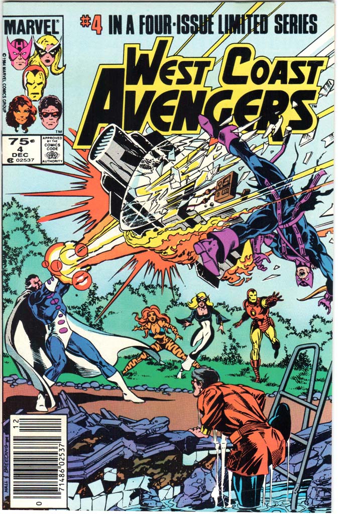 West Coast Avengers (1984 Limited Series) #4 MJ
