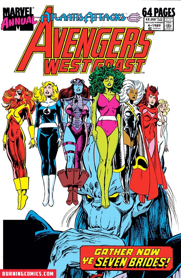 Avengers West Coast (1985) Annual #4