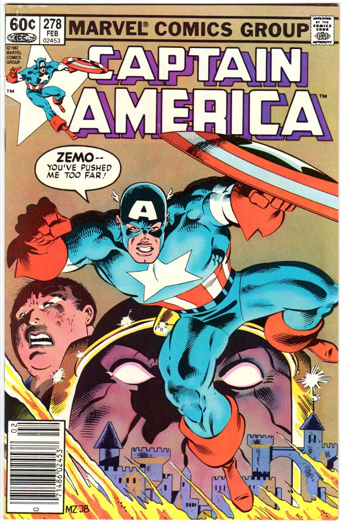 Captain America (1968) #278 MJ
