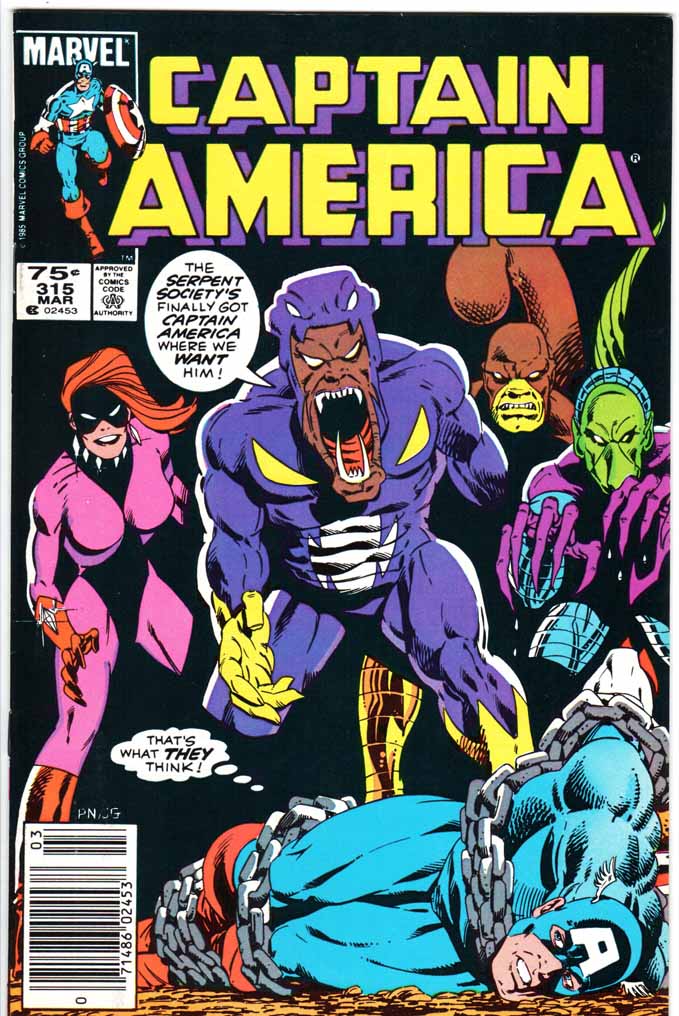Captain America (1968) #315 MJ