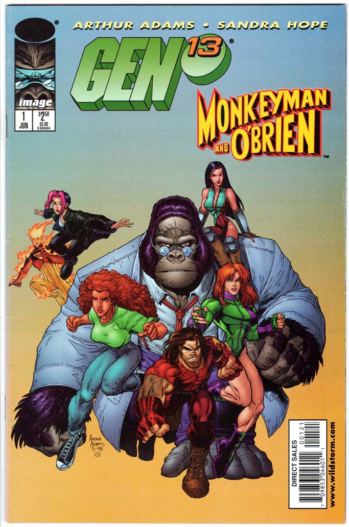Gen 13 – Monkeyman & O’Brien (1998) #1 – 2 (SET)