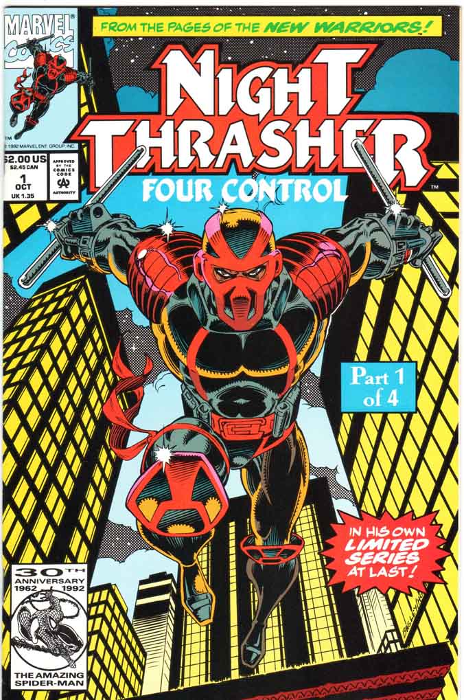 Night Thrasher: Four Control (1992) #1 – 4 (SET)