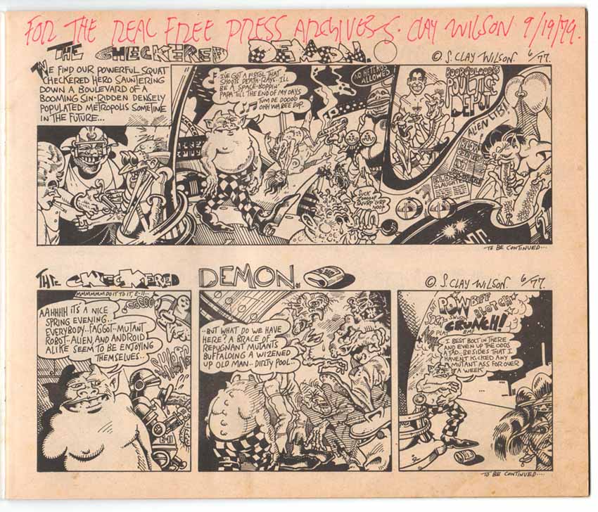 Checkered Demon (1977) #3 (SIGNED) - Buy online - Burningcomics.com