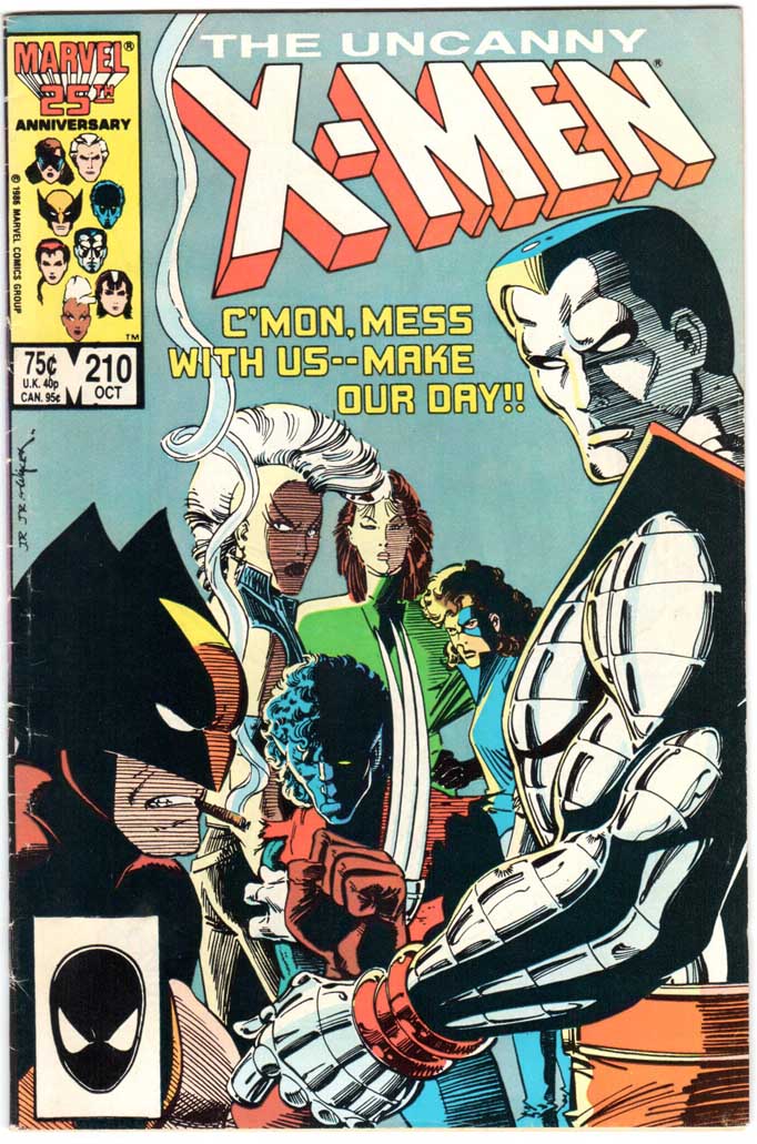 Uncanny X-Men (1963) #210 (Signed: Chris Claremont)