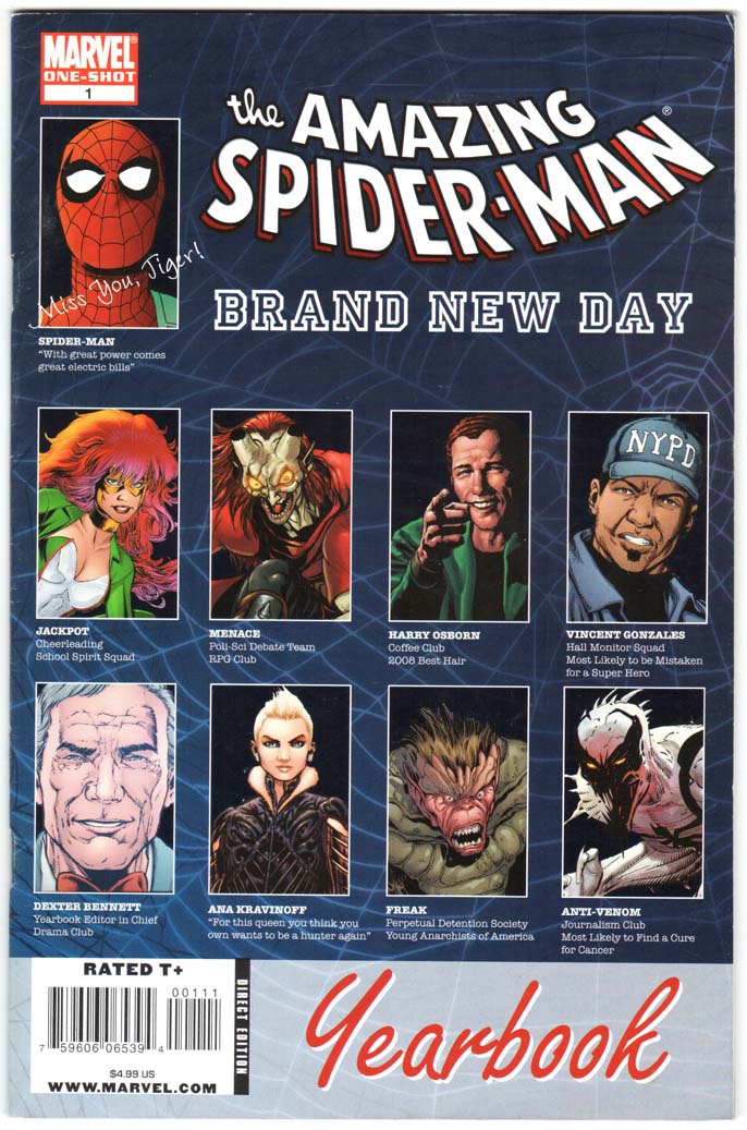 Spider-Man: Brand New Day Yearbook (2008) #1