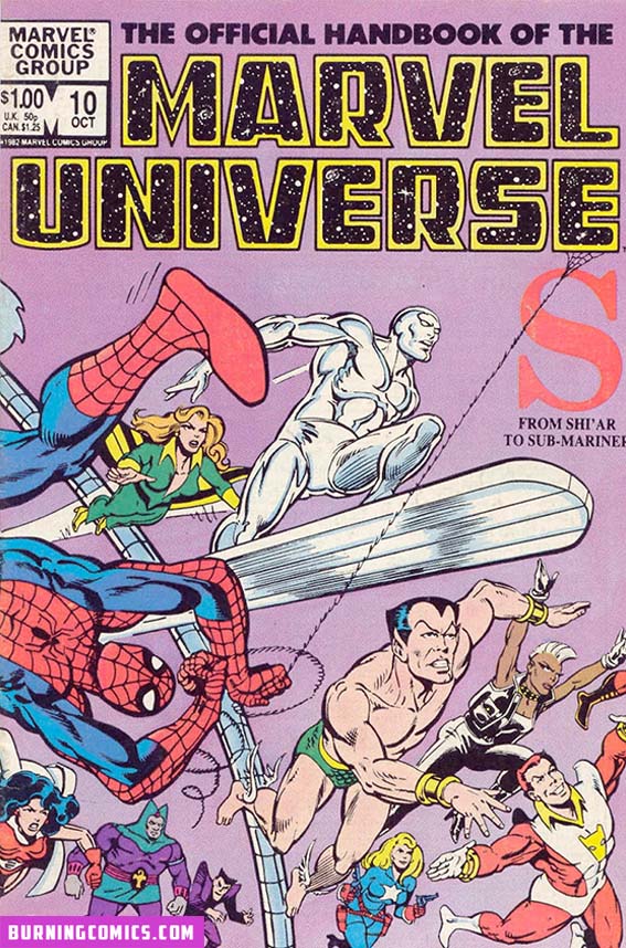Official Handbook of the Marvel Universe (1983) #10