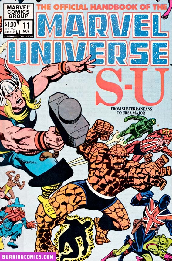 Official Handbook of the Marvel Universe (1983) #11