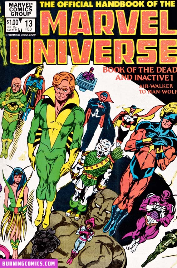 Official Handbook of the Marvel Universe (1983) #13