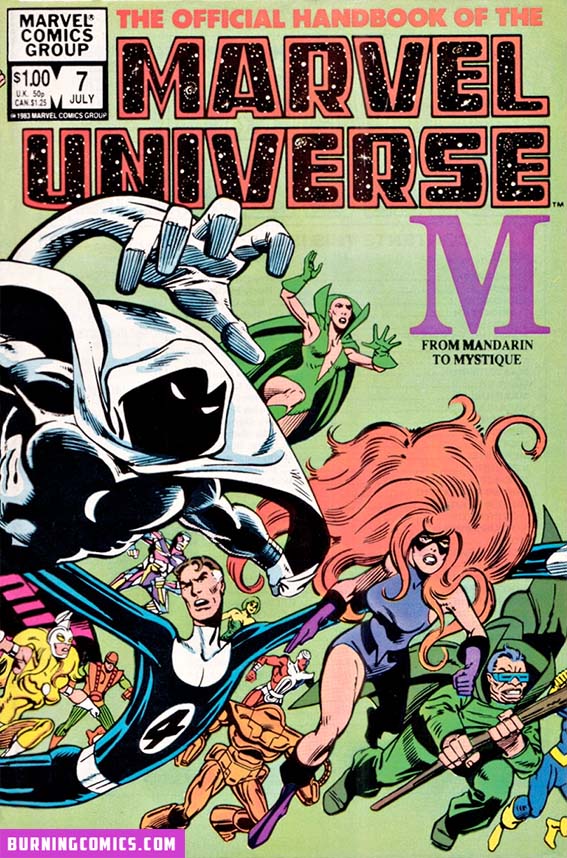 Official Handbook of the Marvel Universe (1983) #7