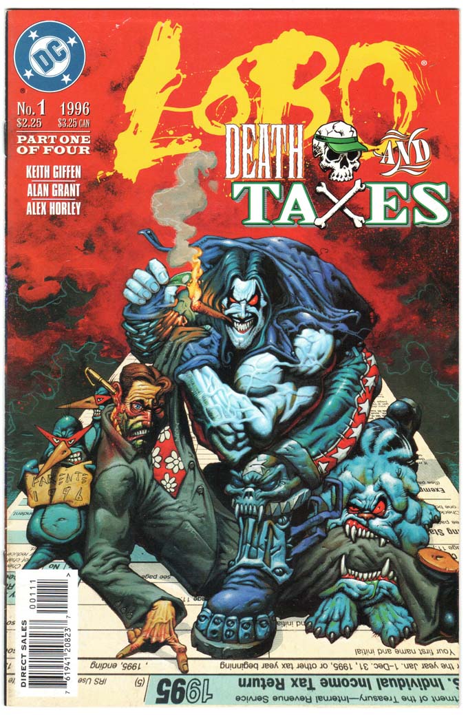 Lobo: Death and Taxes (1996) #1 – 4 (SET)