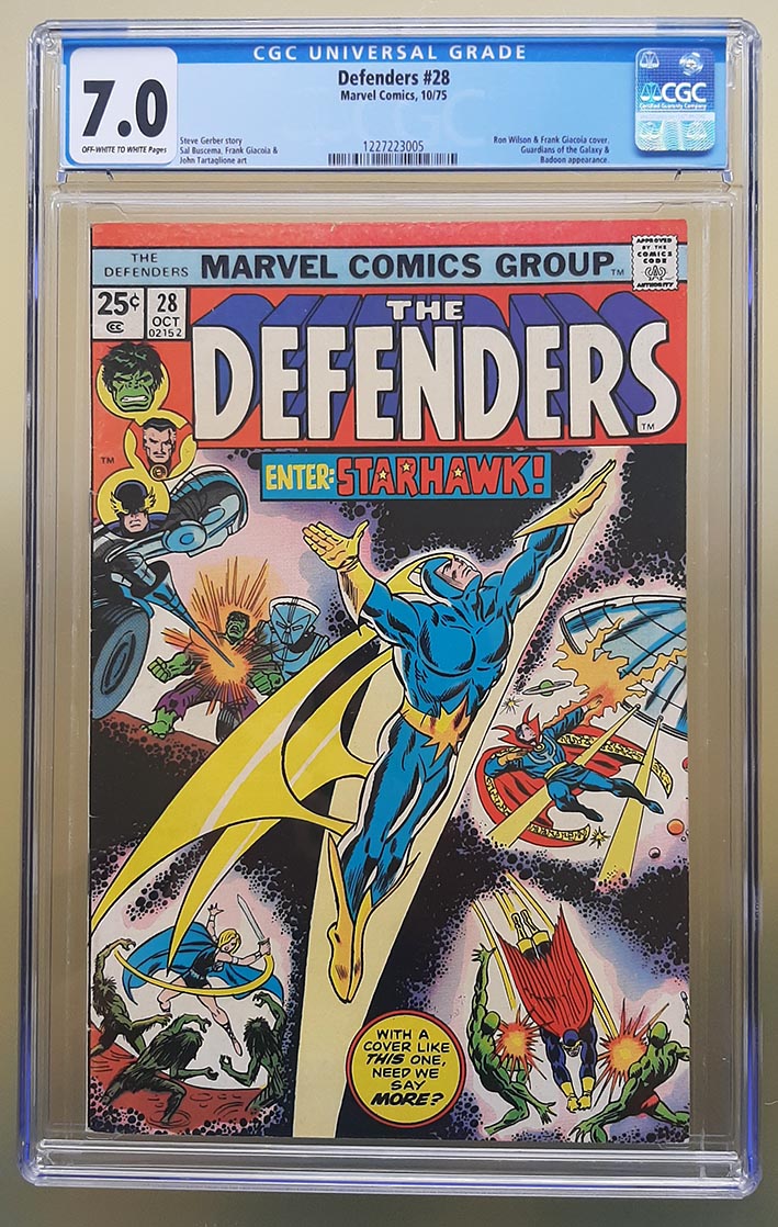 Defenders (1972) #28 CGC 7.0