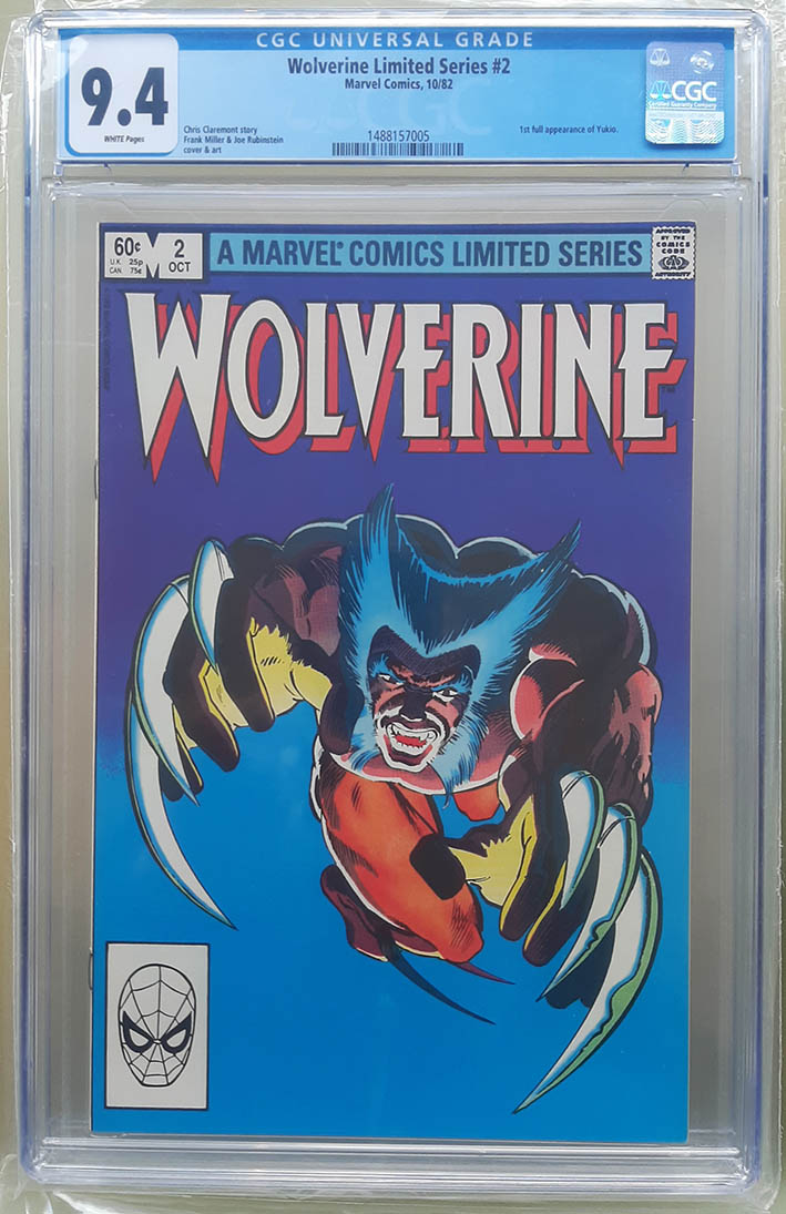 Wolverine (1982 Limited Series) #2 CGC 9.4