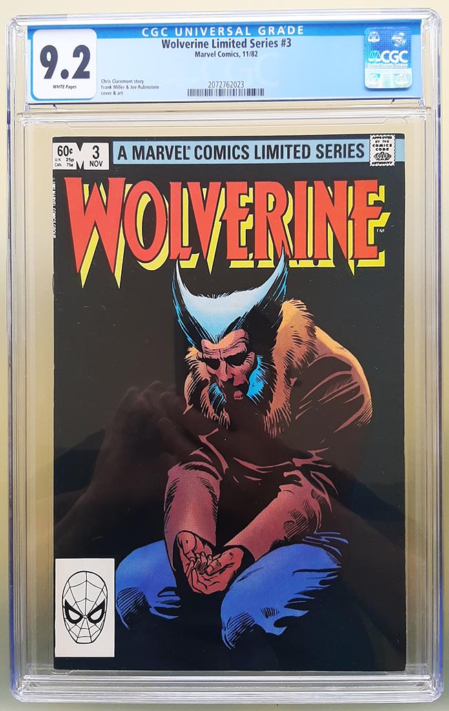 Wolverine (1982 Limited Series) #3 CGC 9.2