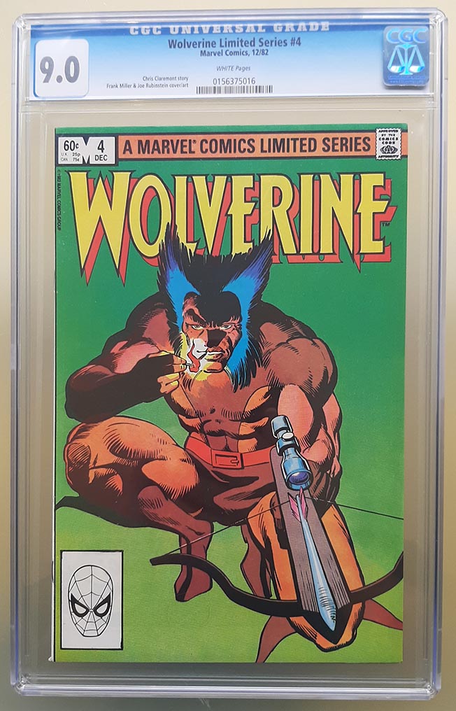 Wolverine (1982 Limited Series) #4 CGC 9.0