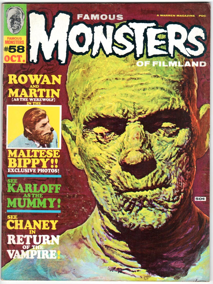 Famous Monsters of Filmland (1958) #58