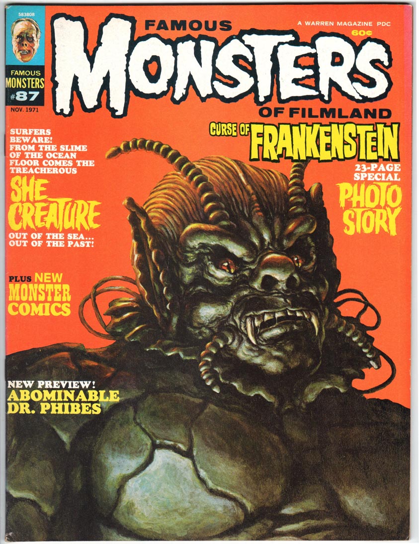 Famous Monsters of Filmland (1958) #87