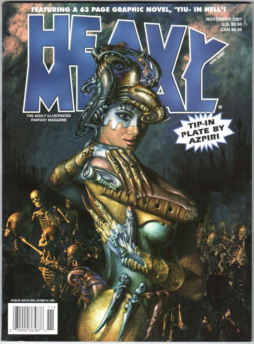 Heavy Metal Magazine (1977) Vol. 25 #5 (Nov 2001)