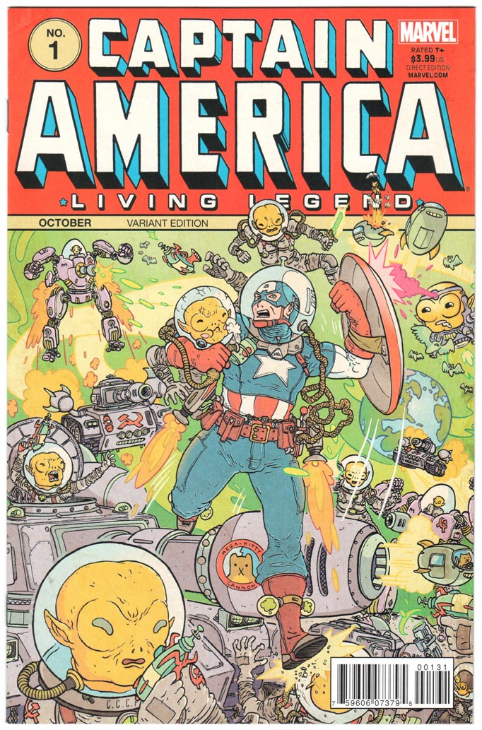 Captain America: Living Legend (2013) #1C