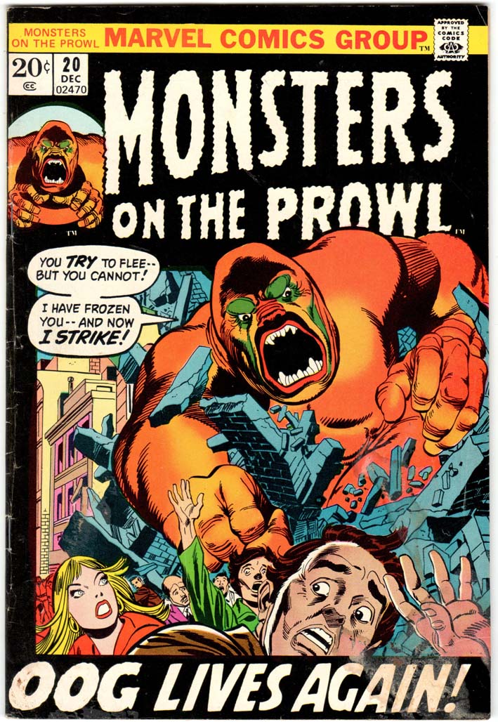Monsters on the Prowl (1971) #20 MJ
