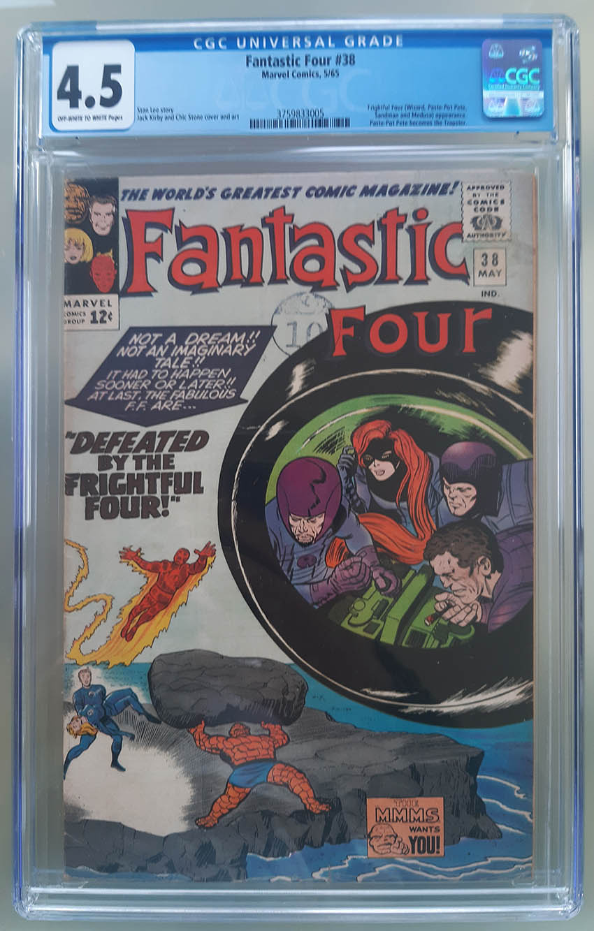 Fantastic Four (1961) #38 CGC 4.5