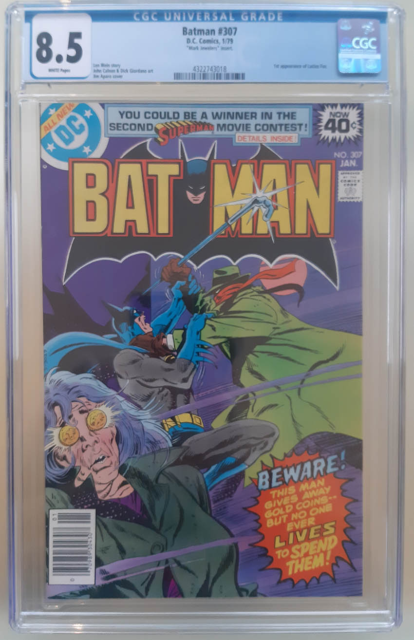 Batman (1940) #307 MJ CGC 8.5