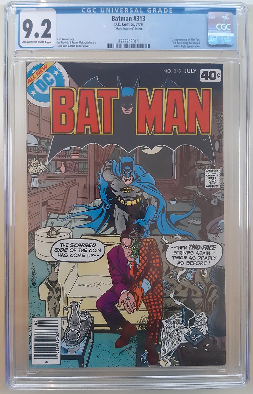 Batman (1940) #313 MJ CGC 9.2