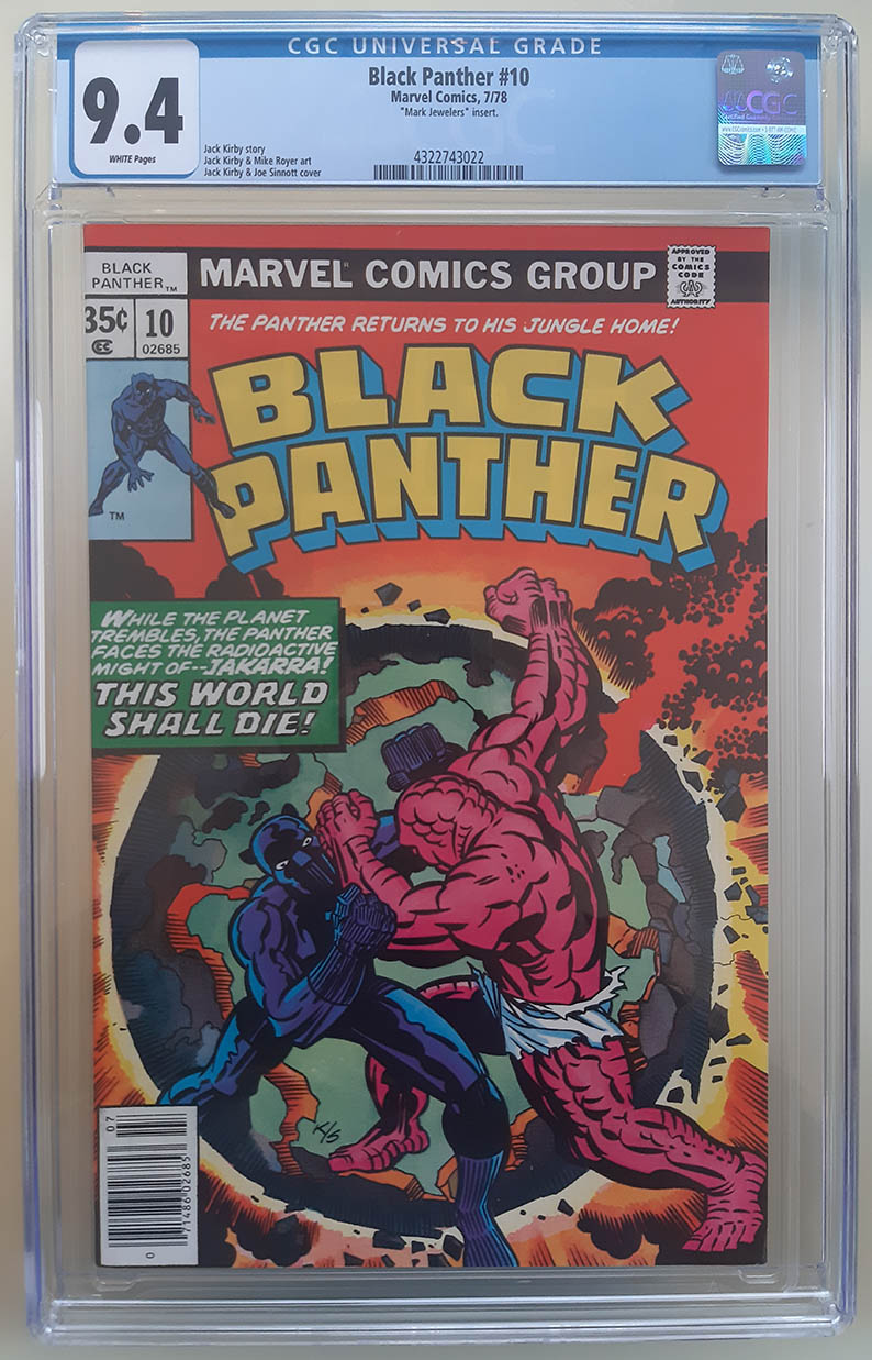 Black Panther (1977) #10 MJ CGC 9.4