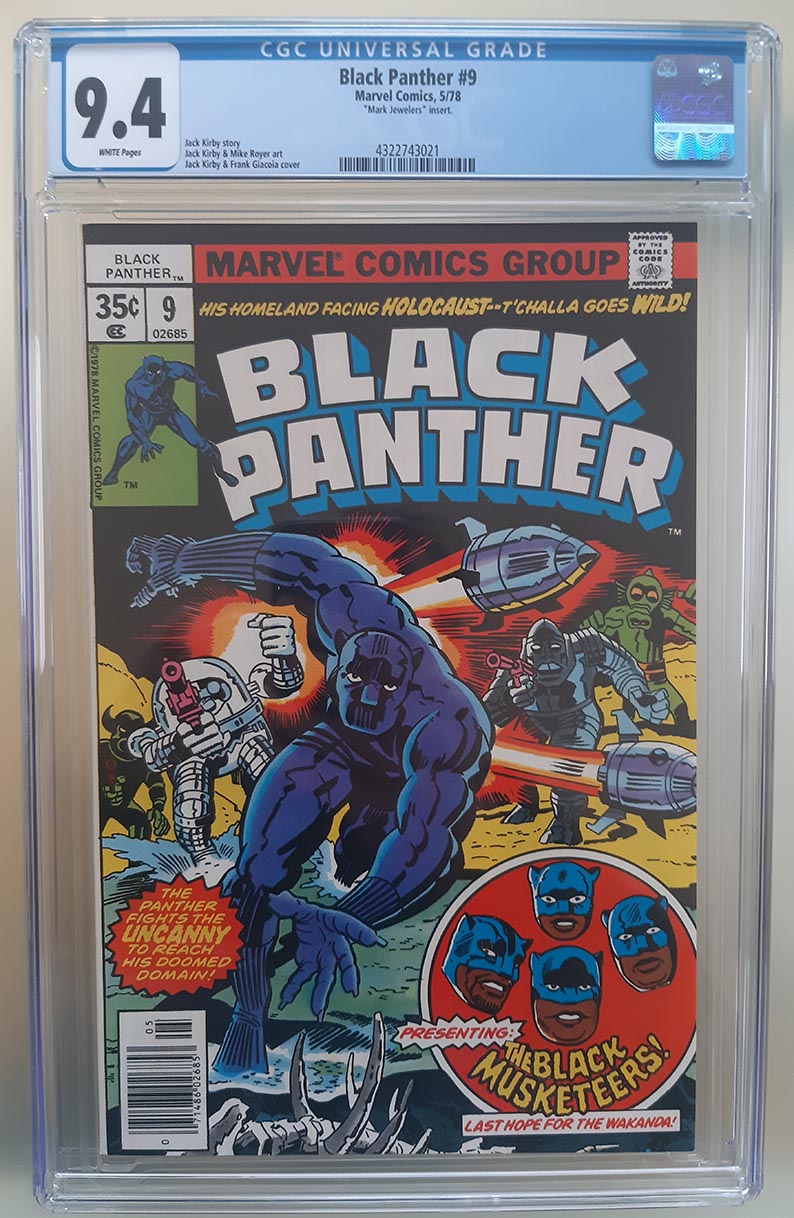 Black Panther (1977) #9 MJ CGC 9.4