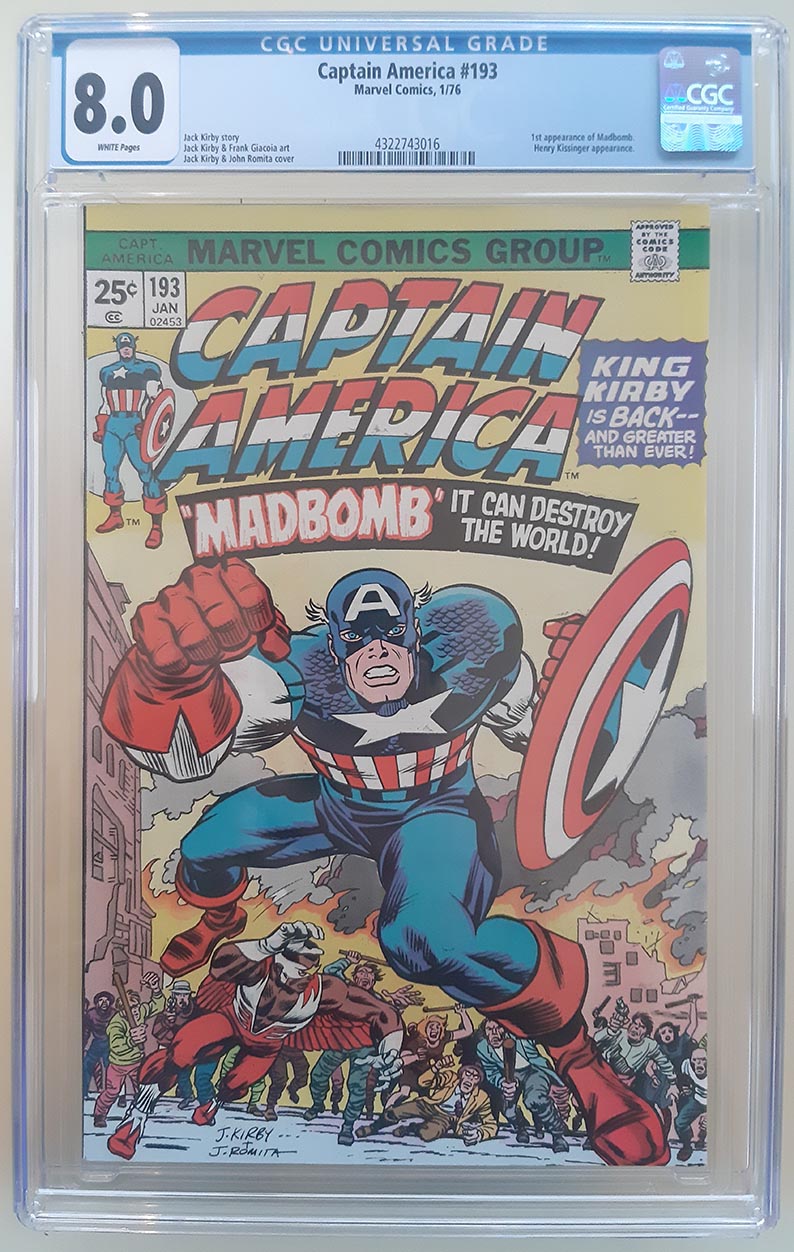 Captain America (1968) #193 CGC 8.0