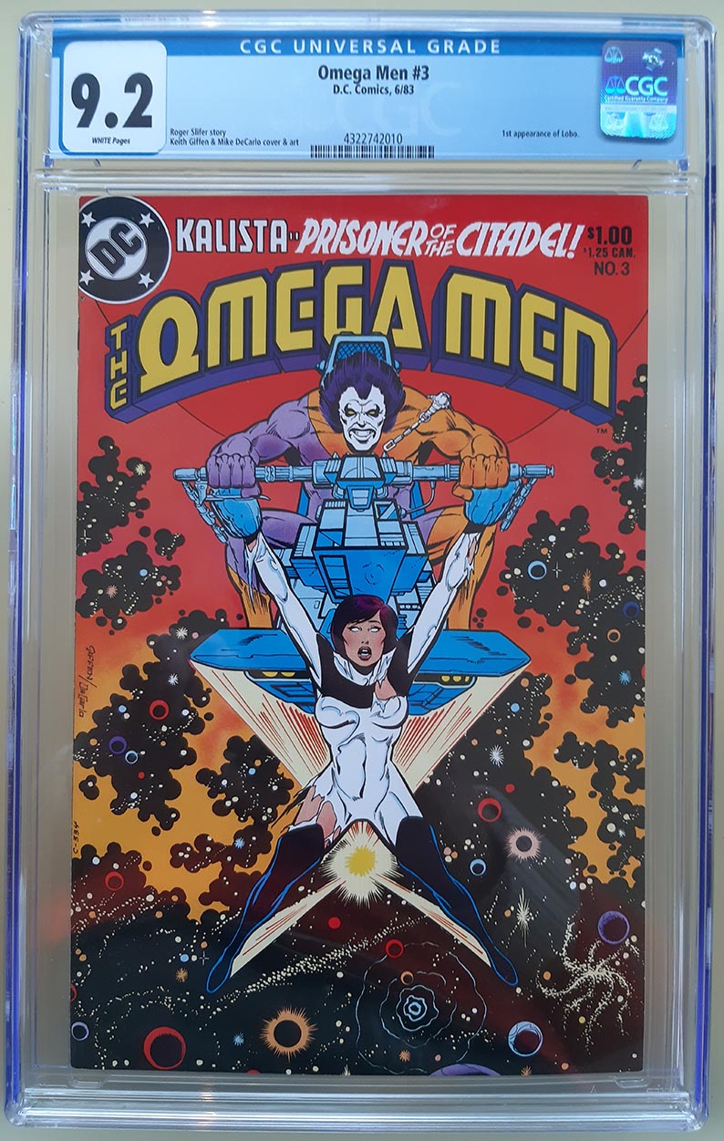 Omega Men (1983) #3 CGC 9.2