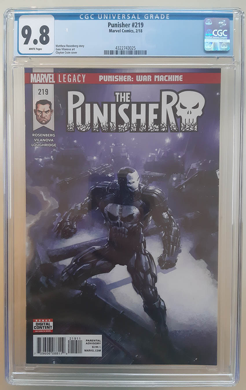 Punisher (2018) #219A CGC 9.8