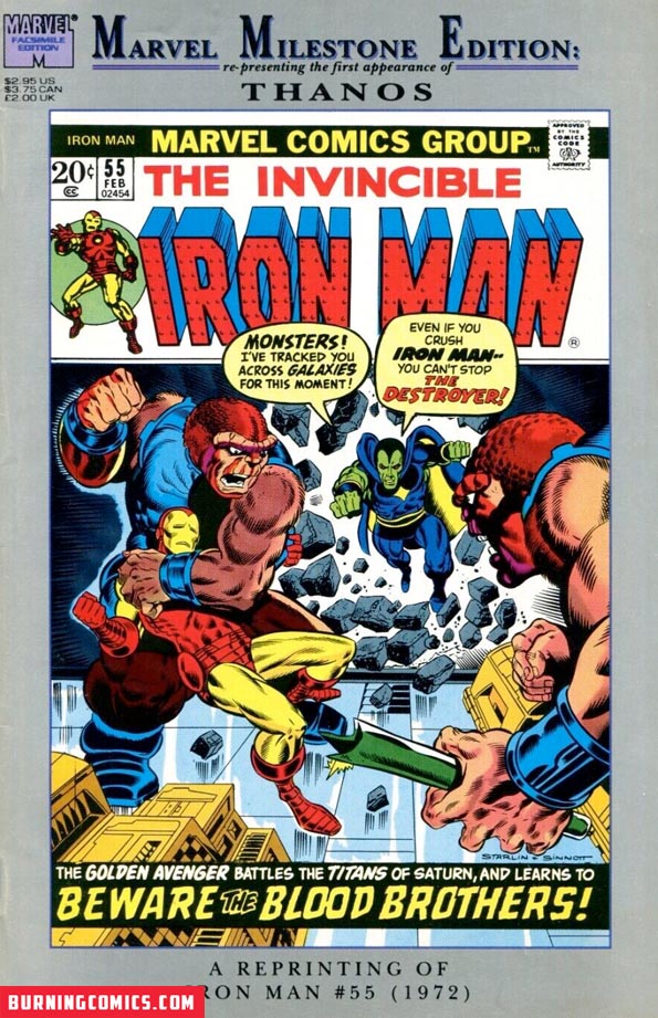 Marvel Milestone Edition: Iron Man #55 (1992)