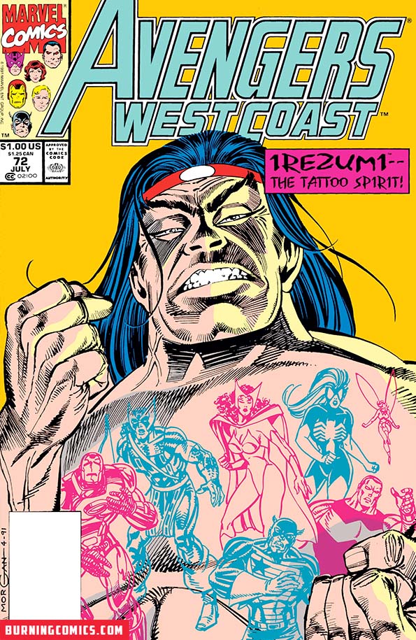 Avengers West Coast (1985) #72