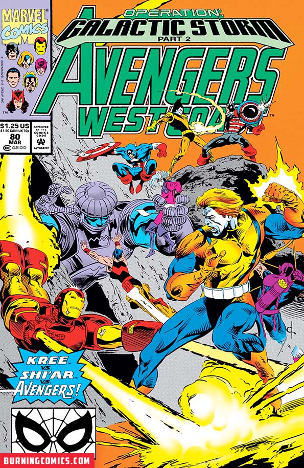 Avengers West Coast (1985) #80